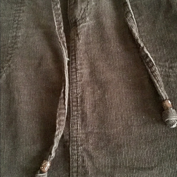 3/$20 Dark Brown Jean Style Corduroy Skirt - Picture 3 of 5